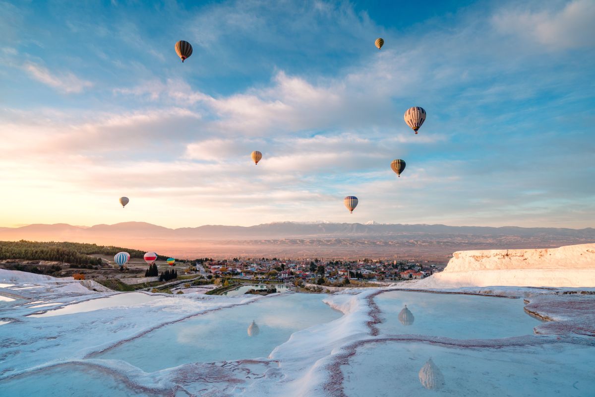 Antalya Pamukkale Tour with Hot Air Balloon Flight