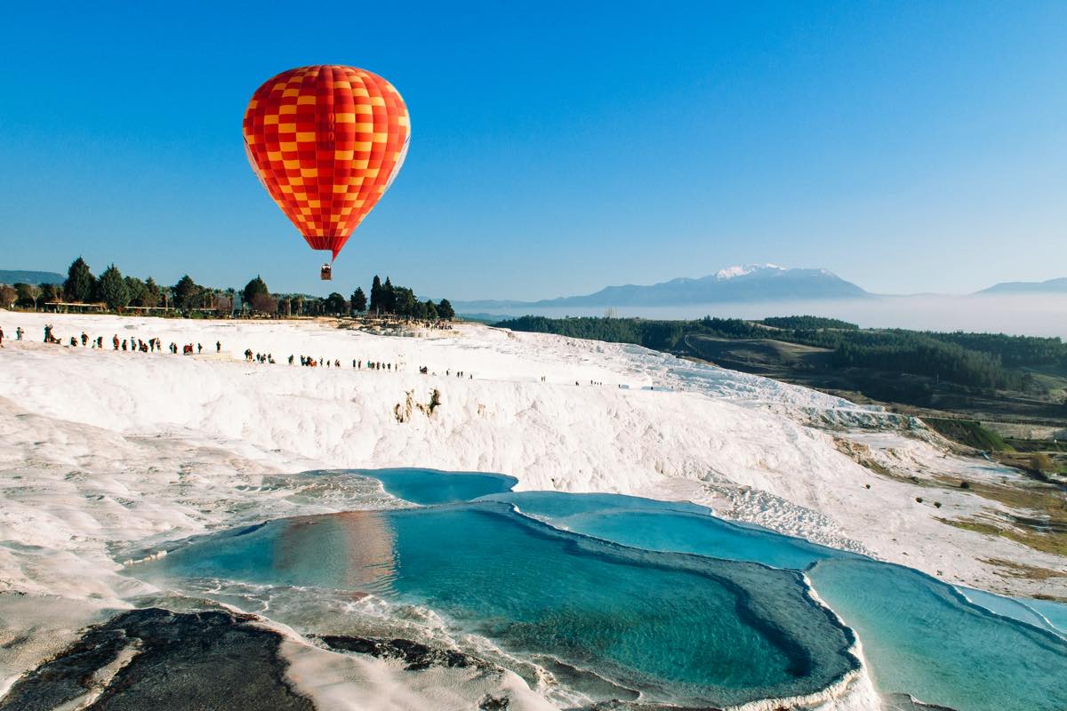 Antalya Pamukkale Tour with Hot Air Balloon Flight